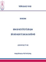 ĐÁNH GIÁ một số yếu tố LIÊN QUAN đến CHỬA NGOÀI tử CUNG SAU CHUYỂN PHÔI 