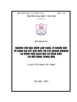 NGHIÊN cứu đặc điểm lâm SÀNG, VI KHUẨN học và ĐÁNH GIÁ kết QUẢ điều TRỊ PXE QUANH AMIĐAN tại BỆNH VIỆN BẠCH MAI và BỆNH VIỆN TAI mũi HỌNG TRUNG ƯƠNG 