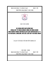 SO SÁNH HIỆU QUẢ GIẢM ĐAU BẰNG gây tê NGOÀI MÀNG CỨNG DO BỆNH NHÂN điều KHIỂN TRONG CHUYỂN dạ đẻ của ROPIVACAIN 0,1% và FENTANYL 2MCGML với các LIỀU DUY TRÌ KHÁC NHAU 