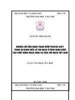 NGHIÊN cứu ỨNG DỤNG THANG điểm PRECISE DAPT TRONG dự đoán BIẾN cố TIM MẠCH ở BỆNH NHÂN được CAN THIỆP ĐỘNG MẠCH VÀNH tại VIỆN TIM MẠCH VIỆT NAM 