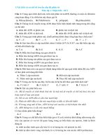 Câu hỏi trắc nghiệm môn Sinh Học chọn lọc theo mức độ vận dụng kèm lời giải chi tiết Chuyên đề Vật chất và cơ chế di truyền cấp độ phân tử