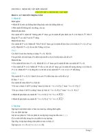 Tài liệu dạy thêm toán Đại số lớp 10