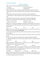 Câu hỏi trắc nghiệm môn Sinh Học chọn lọc theo mức độ vận dụng kèm lời giải chi tiết Chuyên đề Di truyền học quần thể