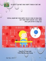 Tuyển tập đề thi THPT toán có đáp án