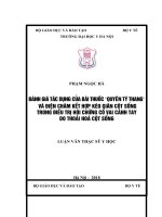 ĐÁNH GIÁ tác DỤNG của bài THUỐC “QUYÊN tý THANG” và điện CHÂM kết hợp kéo GIÃN cột SỐNG TRONG điều TRỊ hội CHỨNG cổ VAI CÁNH TAY DO THOÁI HOÁ cột SỐNG 