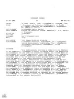 Tài liệu tham khảo về tài nguyên và tài liệu tham khảo trong giáo dục mầm non và tâm lý học phát triển: Miền ảnh hưởng