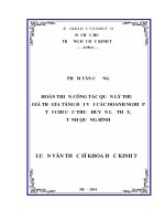 Hoàn thiện công tác quản lý thuế giá trị gia tăng đối với các doanh nghiệp tại chi cục thuế huyện lệ thủy, tỉnh quảng bình 