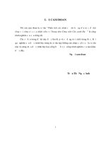 Phân tích các nhân tố ảnh hưởng đến mức độ hài lòng với công việc của nhân viên tại trung tâm công viên cây xanh huế 