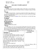 Giáo án trọn bộ lớp 6 môn Lịch Sử