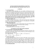 Sử dụng phương pháp mối quan hệ tỉ lệ để giải nhanh một số dạng toán vật lý 