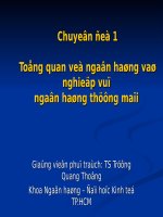 Bài giảng QUản trị ngân hàng CD 1 TONG QUAN 
