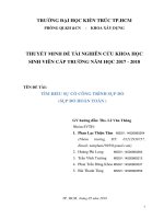 TÊN ĐỀ TÀI: TÌM HIỂU SỰ CỐ CÔNG TRÌNH SỤP ĐỔ (SỤP ĐỔ HOÀN TOÀN )