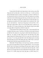Nghiên cứu đặc điểm nhiễm trùng ở bệnh nhân lơxêmi cấp người lớn tại viện huyết học   truyền máu trung ương từ tháng 1 đến tháng 6 năm 2014 