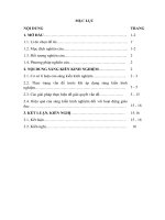 Một số kinh nghiệm nhằm nâng cao ý thức, đạo đức của học sinh trong công tác chủ nhiệm 