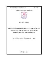 ĐÁNH GIÁ kết QUẢ PHẪU THUẬT cắt DỊCH CHUYỂN XƯƠNG hàm ở BỆNH NHÂN đã PHẪU THUẬT KHE hở môi vòm MIỆNG bẩm SINH 