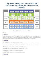 Cấu trúc của hệ thống phần mềm CRM chăm sóc khách hàng