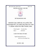 NGHIÊN cứu CHẨN đoán và điều TRỊ VIÊM NIÊM mạc tử CUNG SAU mổ lấy THAI tại BỆNH VIỆN PHỤ sản TRUNG ƯƠNG 