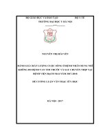ĐÁNH GIÁ CHẤT LƯỢNG CUỘC SỐNG ở BỆNH NHÂN RUNG NHĨ KHÔNG DO BỆNH VAN TIM TRƯỚC và SAU CHUYỂN NHỊP tại BỆNH VIỆN BẠCH MAI năm 2017 2018 