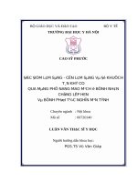 ĐẶC điểm lâm SÀNG   cận lâm SÀNG và độ KHUẾCH tán KHÍ CO QUA MÀNG PHẾ NANG MAO MẠCH ở BỆNH NHÂN CHỒNG lấp HEN và BỆNH PHỔI tắc NGHẼN mạn TÍNH 