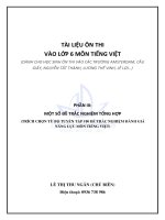 03 01 2018 BO 7 DE TRAC NGHIEM DANH GIA NANG LUC MON TIENG VIET