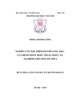 NGHIÊN cứu đặc điểm bản đồ GIÁC mạc của BỆNH NHÂN PHẪU THUẬT KHÚC xạ tại BỆNH VIỆN mắt hà nội 2 
