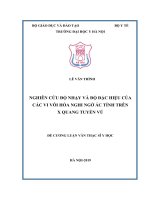 NGHIÊN cứu độ NHẠY và độ đặc HIỆU của các VI vôi hóa NGHI NGỜ ác TÍNH TRÊN x QUANG TUYẾN vú 