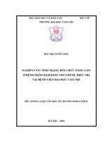 NGHIêN cứu TìNH TRẠNG rối CHỨC NĂNG GAN ở BỆNH NHÂN BASEDOW CHƯA được điều TRỊ  tại BỆNH VIỆN đại học y hà nội 