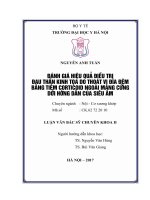 Đánh giá hiệu quả điều trị đau thần kinh tọa do thoát vị đĩa đệm bằng tiêm corticoid ngoài màng cứng dưới hướng dẫn của siêu âm 
