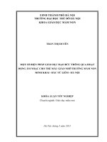 MỘT SỐ BIỆN PHÁP GIÁO DỤC ĐẠO ĐỨC THÔNG QUA HOẠT ĐỘNG ÂM NHẠC CHO TRẺ MẪU GIÁO NHỠ TRƯỜNG MẦM NON MINH KHAI  BẮC TỪ LIÊM  HÀ NỘI