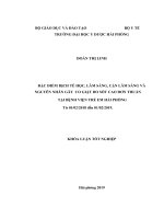 ĐẶC điểm DỊCH tễ học, lâm SÀNG, cận lâm SÀNG và NGUYÊN NHÂN gây  CO GIẬT DO sốt CAO đơn THUẦN tại BỆNH VIỆN TRẺ EM hải PHÒNG từ 01022018 đến 01022019 