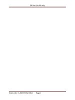 Đồ án cơ sở thiết kế máy Hutech (Phương án IIC)