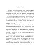 Nhận xét đặc điểm dịch tễ học lâm sàng của viêm phổi có nhiễm CMV 