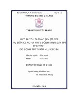 MỘT số yếu tố THÚC đẩy đợt cấp và BIẾN cố NGẮN hạn ở BỆNH NHÂN SUY TIM mạn TÍNH DO BỆNH TIM THIẾU máu cục bộ 