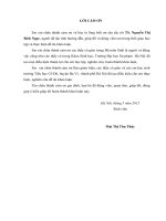 NGHIÊN cứu một số CHỈ số HÌNH THÁI   THỂ lực và NĂNG lực TRÍ TUỆ của học SINH TRƯỜNG TIỂU học cổ đô, HUYỆN BA vì, THÀNH PHỐ hà nội 