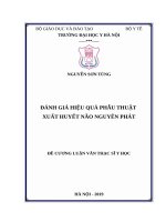 ĐÁNH GIÁ HIỆU QUẢ PHẪU THUẬT XUẤT HUYẾT não NGUYÊN PHÁT (2) 