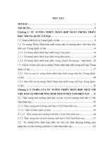 Tư tưởng thiên nhân hợp nhất trong triết học trung quốc cổ đại và ý nghĩa của nó đối với việc bảo vệ môi trường sinh thái ở việt nam hiện nay 