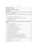 NGHIÊN CỨU TÁC ĐỘNG TRÁCH NHIỆM  XÃ HỘI CỦA DOANH NGHIỆP ĐẾN KẾT QUẢ  HOẠT ĐỘNG TÀI CHÍNH TẠI CÁC NGÂN HÀNG THƯƠNG MẠI VIỆT NAM