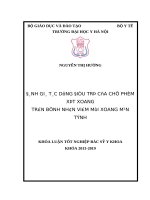 ĐÁNH GIÁ tác DỤNG điều TRỊ của CHẾ PHẨM xịt XOANG TRÊN BỆNH NHÂN VIÊM mũi XOANG mạn TÍNH 