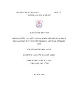 ĐÁNH GIÁ HIỆU QUẢ điều TRỊ FLECAINIDE TRÊN BỆNH NHÂN có rối LOẠN NHỊP THẤT tại VIỆN TIM MẠCH VIỆT NAM, năm 2018 2019 