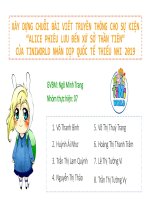 Xây dựng chuỗi bài viết truyền thông cho tiNiWord