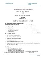 Đồ án cơ sở thiết kế máy Hutech (Phương án IIb)