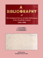 The Zoological Survey of India Publications in the Twentieth Century