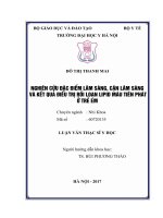 NGHIÊN cứu đặc điểm lâm SÀNG, cận lâm SÀNG và kết QUẢ điều TRỊ rối LOẠN LIPID máu TIÊN PHÁT ở TRẺ EM 