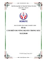 Cảm biến đo nồng độ oxy trong máu MAX30100