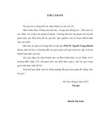 Chuyên đề dạy học và vận dụng trong dạy học môn công nghệ 11 theo định hướng phát triển năng lực học sinh 