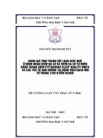 ĐÁNH GIÁ TÌNH TRẠNG rối LOẠN GIẤC NGỦ ở BỆNH NHÂN VIÊM đa cơ và VIÊM DA cơ tự MIỄN BẰNG THANG điểm PITTSBURGH SLEEP QUALITY INDEX và các yếu tố ẢNH HƯỞNG tại BỆNH VIỆN BẠCH MAI từ THÁNG 72019 đến 6202 