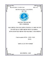 ĐẶC điểm lâm SÀNG mòn cổ RĂNG và một số yếu tố LIÊN QUAN TRÊN BỆNH NHÂN tại KHOA RĂNG hàm mặt BỆNH VIỆN đại học y hải PHÒNG 