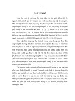 Mô tả đặc điểm lâm sàng và mô bệnh học của ung thư phổi không tế bào nhỏ 