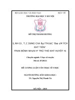 ĐÁNH GIÁ tác DỤNG của bài THUỐC “bổâm ÍCH KHÍ TIỄN”TRÊN BỆNH NHÂN hạ TRĨ THỂ KHÍ HUYẾT hư 