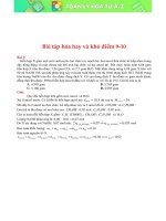 Tuyen tap cac bai toan hoa hay va kho trong cac ki thi THPT quoc gia